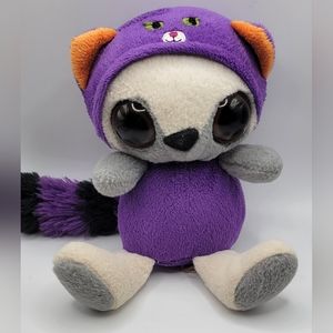 Dan Dee Raccoon Plush 7" Purple Hoodie